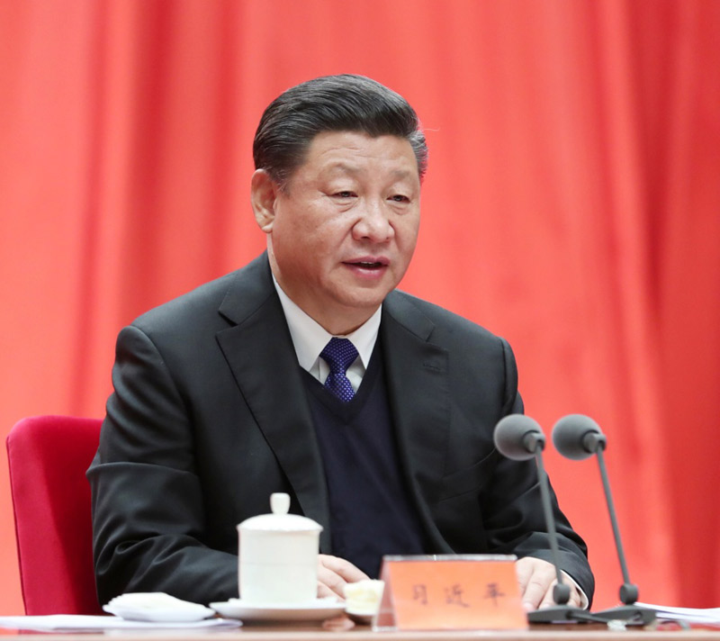 1月11日，中共中央總書記、國家主席、中央軍委主席習近平在中國共產(chǎn)黨第十九屆中央紀律檢查委員會第二次全體會議上發(fā)表重要講話。